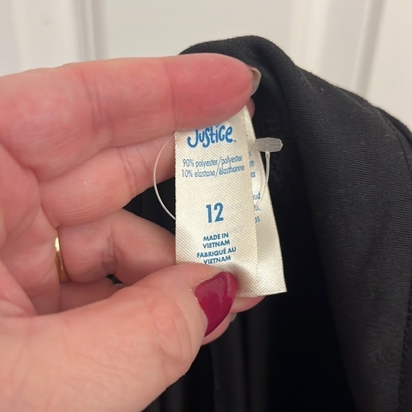 Justice leggings size 12 black - Picture 4 of 4